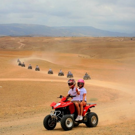 Luxury Desert Camp Experience with Marrakech Ballooning, Quad Biking, and Agafay Pool